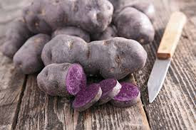 Organic Purple Potatoes £5.50 per kg